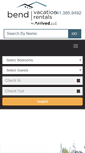 Mobile Screenshot of bendvacationrentals.com